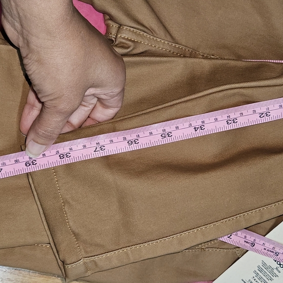 high waist imitation leather pants - Picture 3 of 7